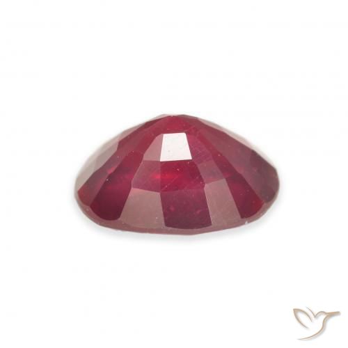 Ruby Gemstone in 10 x 7.7 mm Size for Sale, Ruby Stone in Blood Red Color