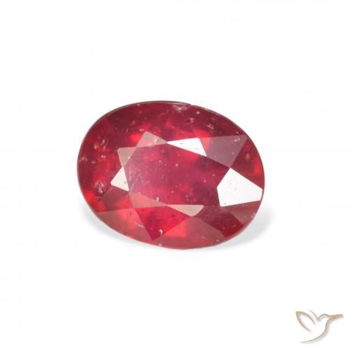 3.05 ct Red Ruby Stone, Natural Ruby in Oval Facet Shape for Sale