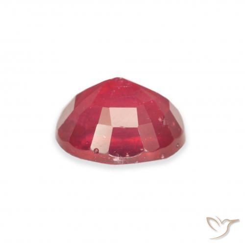 Ruby Gemstone in 9 x 7 mm (calibrated) Size for Sale, Ruby Stone in Medium Red Color