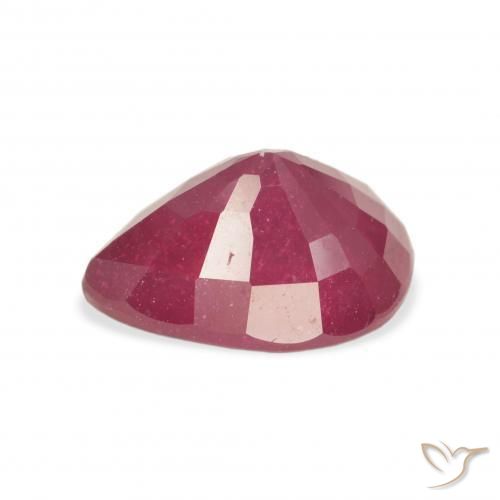 Ruby Gemstone in 11.1 x 8.6 mm Size for Sale, Ruby Stone in Medium Red Color
