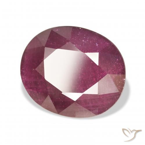 18.23 ct Red Ruby Stone, Natural Ruby in Oval Facet Shape for Sale