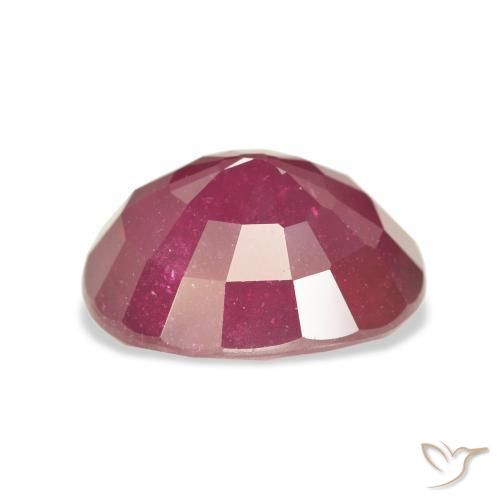 Ruby Gemstone in 13 x 11.8 mm Size for Sale, Ruby Stone in Jam Red Color