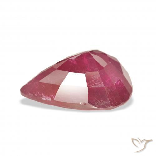Ruby Gemstone in 16 x 12 mm (calibrated) Size for Sale, Ruby Stone in Deep Red Color