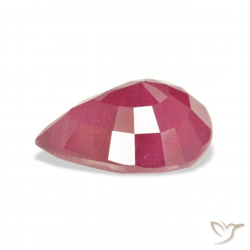 Ruby Gemstone in 14.1 x 10.6 mm Size for Sale, Ruby Stone in Medium Red Color