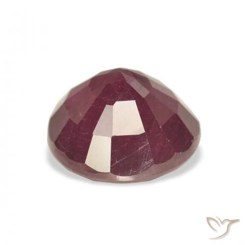 Ruby Gemstone in 11 mm (calibrated) Size for Sale, Ruby Stone in Deep Crimson Color