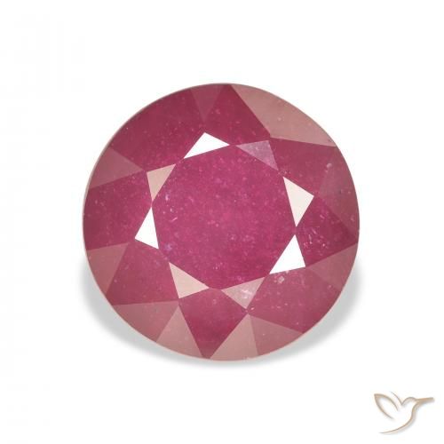 8.29ct Natural Deep Crimson Ruby, Round, VS