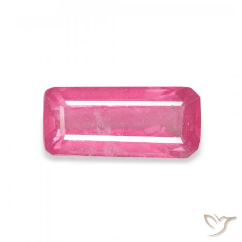 1.87ct Natural Deep Magenta Ruby, Emerald Cut, VS-SI