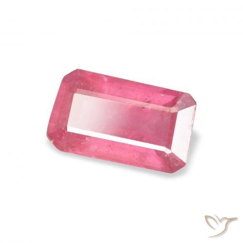 1.54 ct Pink Ruby Stone, Natural Ruby in Octagon Step Cut Shape for Sale
