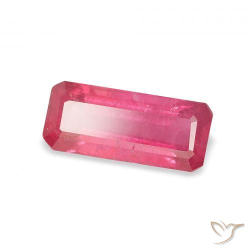 1.64 ct Pink Ruby Stone, Natural Ruby in Octagon Step Cut Shape for Sale