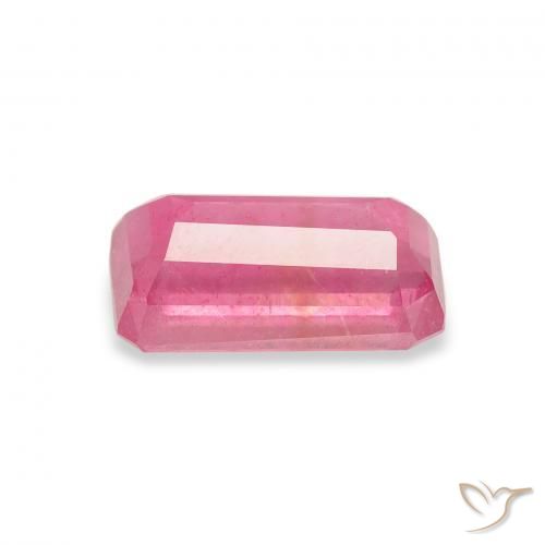 Ruby Gemstone in 8.8 x 4.9 mm Size for Sale, Ruby Stone in Medium Pink Color