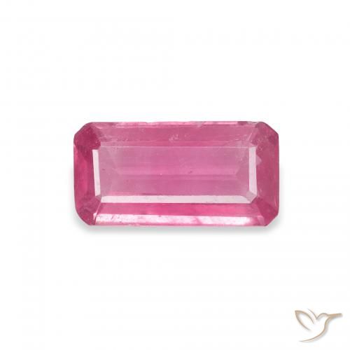 1.21ct Natural Reddish Pink Ruby, Emerald Cut, SI