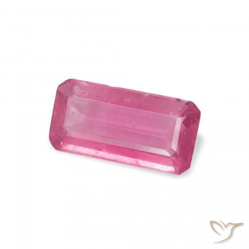 1.21 ct Red Ruby Stone, Natural Ruby in Octagon Step Cut Shape for Sale