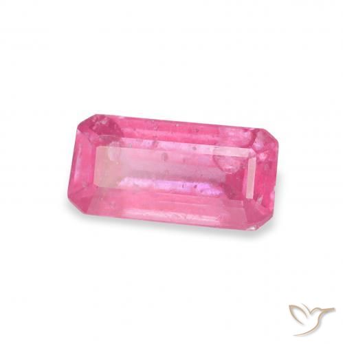 1.14 ct Pink Ruby Stone, Natural Ruby in Octagon Step Cut Shape for Sale