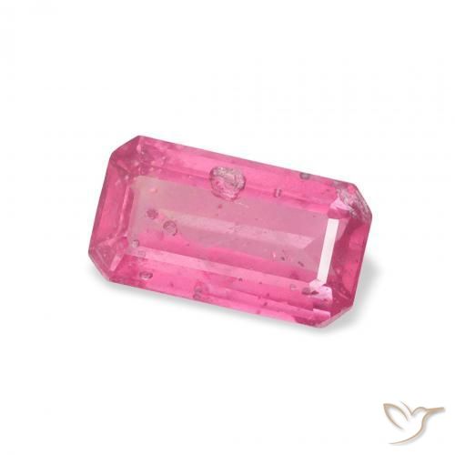 1.63 ct Pink Ruby Stone, Natural Ruby in Octagon Step Cut Shape for Sale