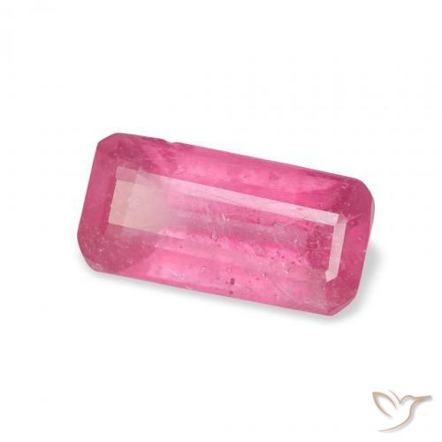 1.92 ct Pink Ruby Stone, Natural Ruby in Octagon Step Cut Shape for Sale