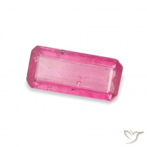 1.93 ct Pink Ruby Stone, Natural Ruby in Octagon Step Cut Shape for Sale