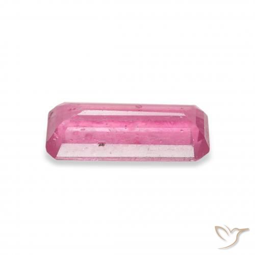 Ruby Gemstone in 10.8 x 4.9 mm Size for Sale, Ruby Stone in Medium Dark-Pink Color