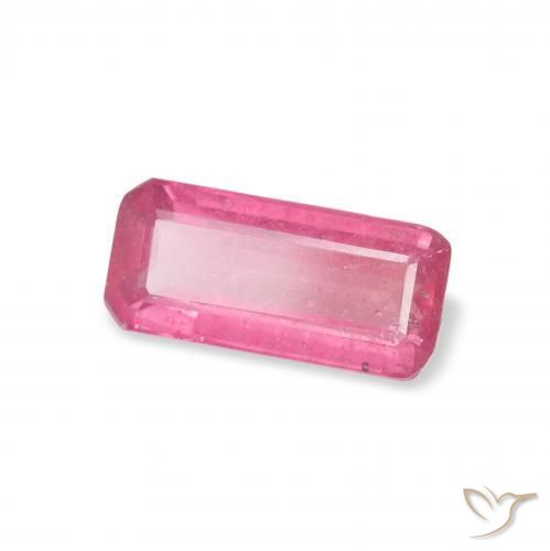 1.07 ct Pink Ruby Stone, Natural Ruby in Octagon Step Cut Shape for Sale