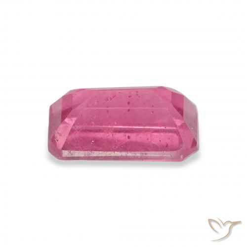 Ruby Gemstone in 10 x 6 mm Size for Sale, Ruby Stone in Medium Dark-Pink Color