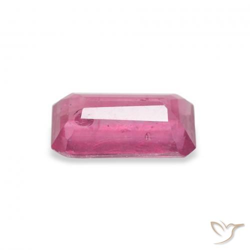 Ruby Gemstone in 8.4 x 4.9 mm Size for Sale, Ruby Stone in Hot Pink Color