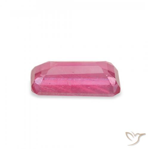 Ruby Gemstone in 9.6 x 4.9 mm Size for Sale, Ruby Stone in Pinkish Red Color