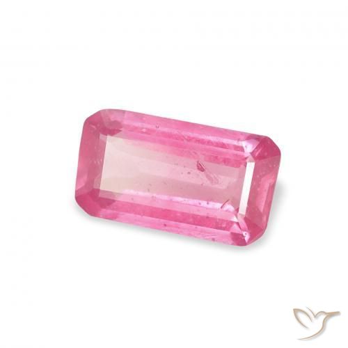 1.19 ct Pink Ruby Stone, Natural Ruby in Octagon Step Cut Shape for Sale