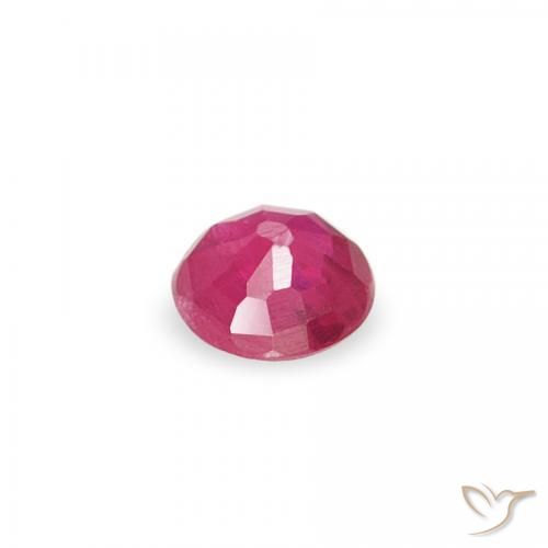 Ruby Gemstones in 2.5 mm (calibrated) Size for Sale, Ruby Stones in Pinkish Red Color