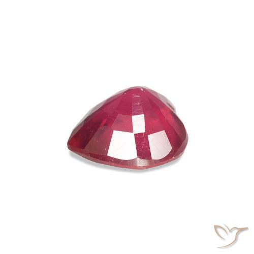 Ruby Gemstone in 5 x 5 mm (calibrated) Size for Sale, Ruby Stone in Blood Red Color