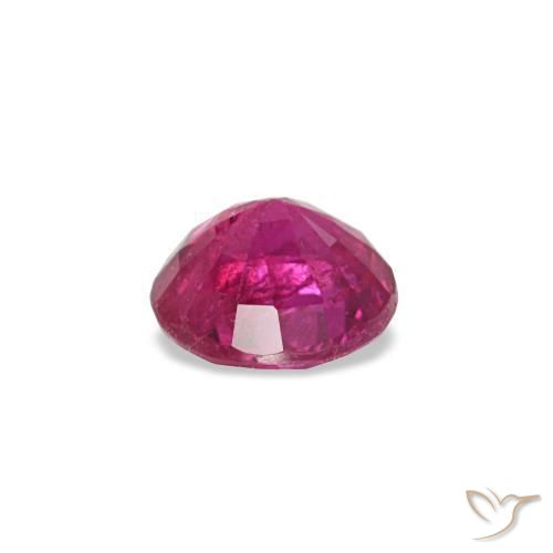 Ruby Gemstone in 3.5 mm (calibrated) Size for Sale, Ruby Stone in Pinkish Red Color