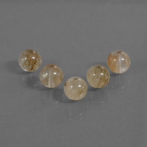 18ct Drilled Sphere Multicolor Rutile Quartz for sale thumb image of 18ct Drilled Sphere Multicolor Rutile Quartz (ID: 423008)