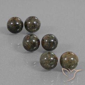 Rutile Quartz Gemstones in 8 mm (calibrated) Size for Sale, Rutile Quartz Stones in Brown Color