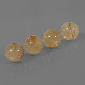 7ct Drilled Sphere Colorless Golden Rutile Quartz Gem for sale 7ct Drilled Sphere Colorless Golden Rutile Quartz Gem (ID: 423091)