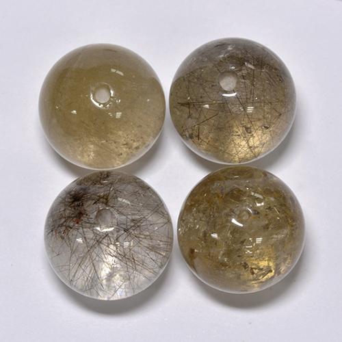 22.1ct Drilled Sphere Multicolor Rutile Quartz for sale thumb image of 22.1ct Drilled Sphere Multicolor Rutile Quartz (ID: 423125)