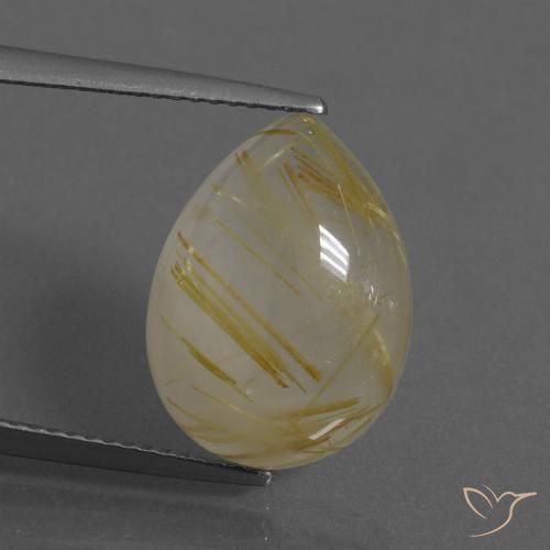 Sparkle Shine Natural Gemstone Rutile Crystal Loose Cabochon AAA Grade Weight 53 Ct