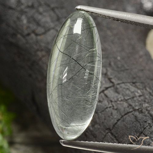 9.77ct Natural Light Green Rutile Quartz, Marquise, Transparent