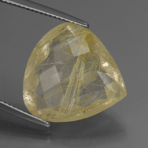 14.3ct Pear Checkerboard Colorless Golden Rutile Quartz for sale thumb image of 14.3ct Pear Checkerboard Colorless Golden Rutile Quartz (ID: 443242)