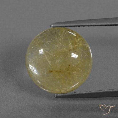 19X12X7 MM For Making Jewelry,Top Quality Golden Rutile Loose Gemstone Hand Made Gorgeus Golden Rutile Quartz Cabochon 12.00 Carat