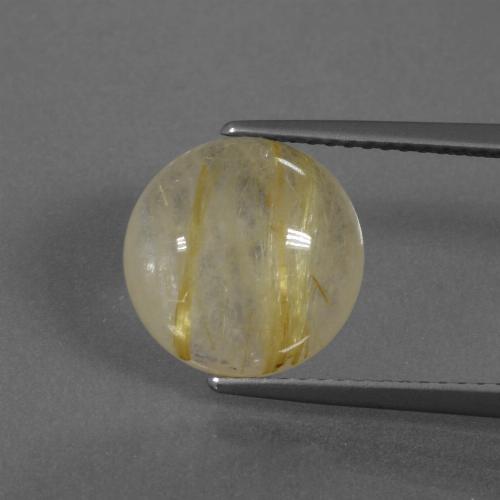 3 Pcs.Natural Golden Rutile Smooth Oval Shape Golden Rutile Cabochon Stone Size - 21x14.5-18x13.5 MM Approx Golden Rutile Gemstone.
