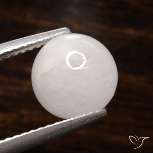4.05ct Natural Grayish White Rutile Quartz, Sphere / Ball, Translucent
