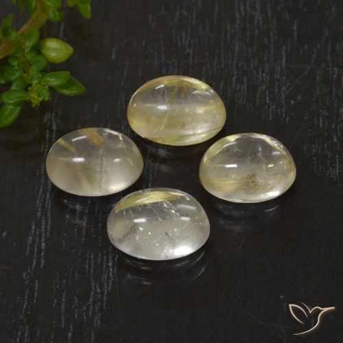 5.54ctw Natural Tuscany Yellow Rutile Quartz, Oval, Transparent