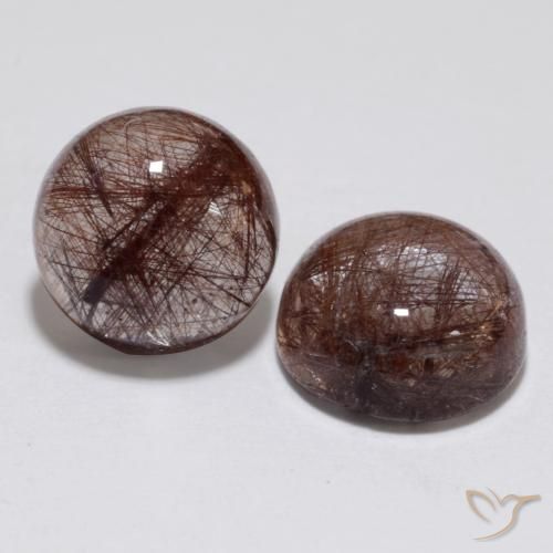 6.33 ct Round Rutile Quartz, 9.2 mm From India, Photo A