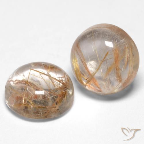 2.96 ct Round Rutile Quartz, 7.2 mm From India, Photo A