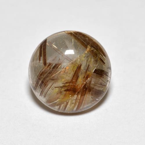 2 5ct 黒で茶色 ルチルクォーツ 宝石 から インド