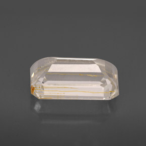 Rutile Topaz Gemstone in 12.1 x 7.1 mm Size for Sale, Rutile Topaz Stone in Golden Color