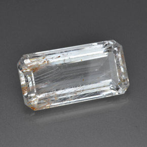 39.04 ct Yellow Rutile Topaz Stone, Natural Rutile Topaz in Octagon Facet Shape for Sale