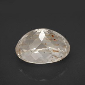 Rutile Topaz Gemstone in 13.7 x 11 mm Size for Sale, Rutile Topaz Stone in Golden Color