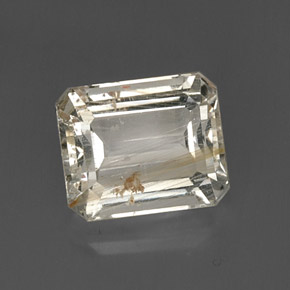 8.79 ct Yellow Rutile Topaz Gemstone, Rutile Topaz Gem in Octagon Facet Shape for Sale.
