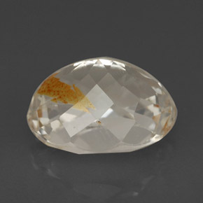 Rutile Topaz Gemstone in 9 x 7 mm (calibrated) Size for Sale, Rutile Topaz Stone in Golden Color