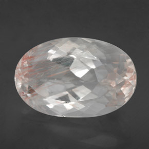 13.78 ct Yellow Rutile Topaz Stone, Natural Rutile Topaz in Oval Facet Shape for Sale