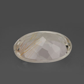 Rutile Topaz Gemstone in 16 x 12 mm (calibrated) Size for Sale, Rutile Topaz Stone in Golden Color